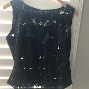 Authentic GIORGIO ARMANI sheer lace tank